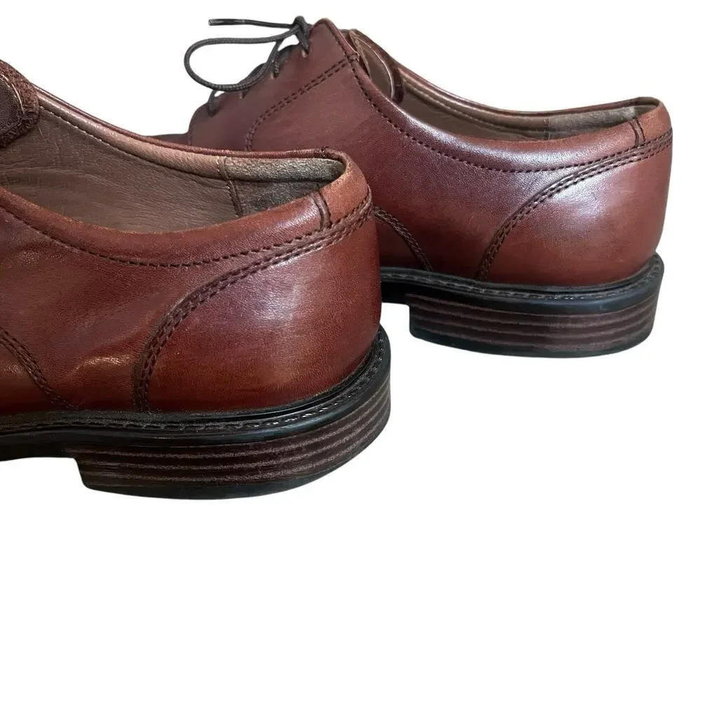 Johnston and Murphy Brown Cap Toe Oxford Shoes Size 9M